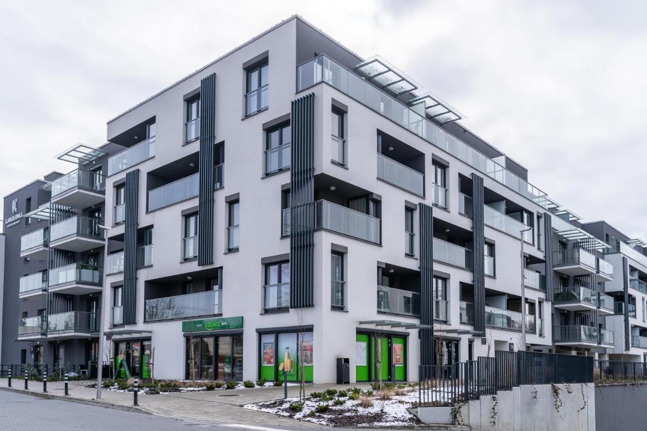 Lotte Apartment - Parking Podziemny, Osiedle Strzezone Gliwice Exteriör bild